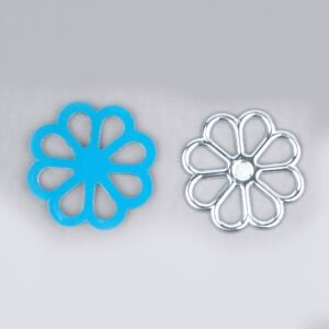 FLOWER SILVER WITH STICKER