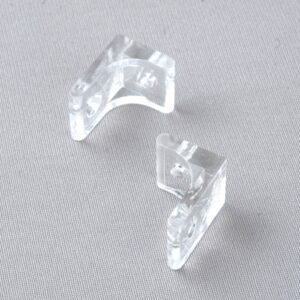 L Bracket Clear / White